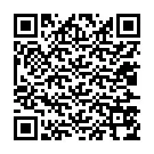 QR kód a telefonszámhoz +12027574486