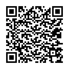 QR-koodi puhelinnumerolle +12027574487