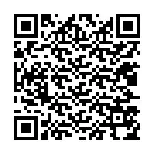 QR-koodi puhelinnumerolle +12027574492