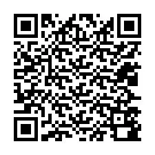 QR-code voor telefoonnummer +12027580267