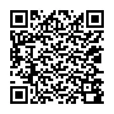 Código QR para número de teléfono +12027580268