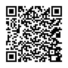 Código QR para número de teléfono +12027580271