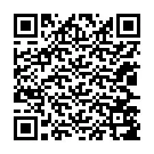 Código QR para número de teléfono +12027587735