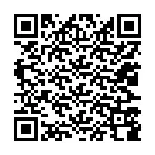 Código QR para número de teléfono +12027588037