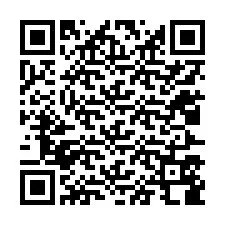 QR-koodi puhelinnumerolle +12027588042