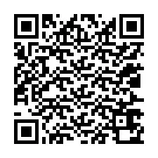 QR Code สำหรับหมายเลขโทรศัพท์ +12027670918