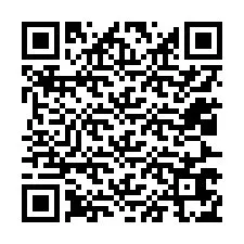 Código QR para número de telefone +12027675107