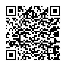 QR Code สำหรับหมายเลขโทรศัพท์ +12027675108