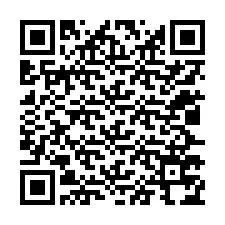 Código QR para número de teléfono +12027774664