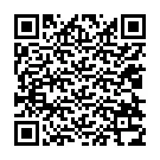 QR код за телефонен номер +12028334702