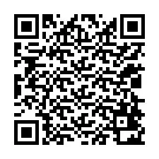 QR-koodi puhelinnumerolle +12028422554