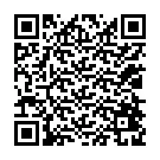 QR-koodi puhelinnumerolle +12028429749