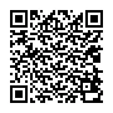 QR-code voor telefoonnummer +12028430402