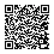 QR код за телефонен номер +12028430406