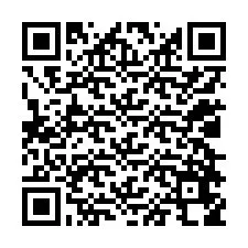 QR-koodi puhelinnumerolle +12028658678