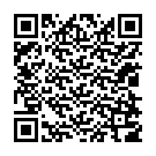 Código QR para número de teléfono +12028706245