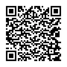 Código QR para número de teléfono +12028707035