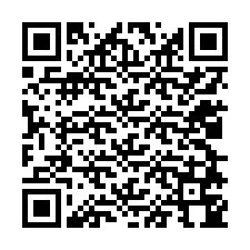 Código QR para número de telefone +12028744036