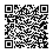 Código QR para número de teléfono +12028745491