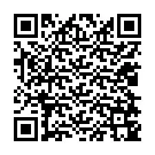 Código QR para número de telefone +12028745496