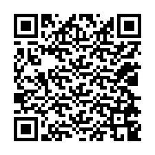 Codice QR per il numero di telefono +12028749879