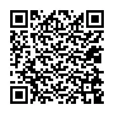 Código QR para número de teléfono +12028749887