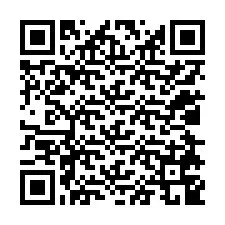 QR-code voor telefoonnummer +12028749888