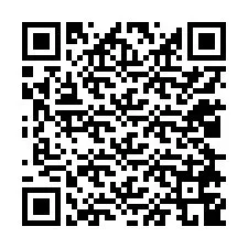 QR-Code für Telefonnummer +12028749896