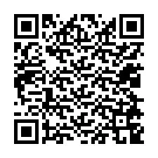 Código QR para número de teléfono +12028749897