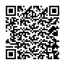 QR-koodi puhelinnumerolle +12028749899