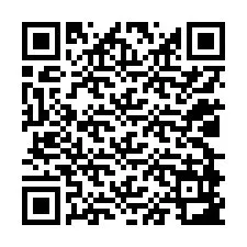 Código QR para número de teléfono +12028983438