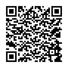 QR-Code für Telefonnummer +12028986989