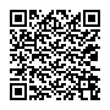 Código QR para número de teléfono +12032068838