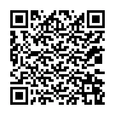 QR-koodi puhelinnumerolle +12032069501