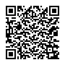 Código QR para número de teléfono +12032343455