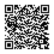 QR-code voor telefoonnummer +12032428296