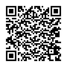 Código QR para número de teléfono +12032428956