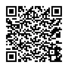 QR-koodi puhelinnumerolle +12032442801