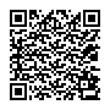 QR-Code für Telefonnummer +12032833549