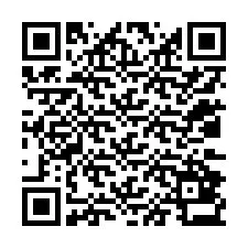 QR-koodi puhelinnumerolle +12032833648