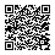 QR-koodi puhelinnumerolle +12032834309