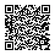 QR-koodi puhelinnumerolle +12032834315