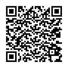 Código QR para número de teléfono +12032834316