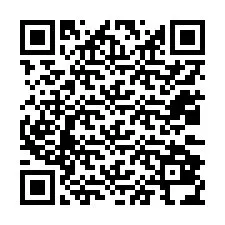 QR-koodi puhelinnumerolle +12032834317