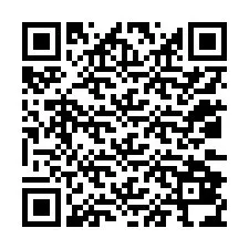 QR код за телефонен номер +12032834318