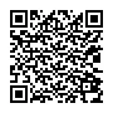 QR-Code für Telefonnummer +12032834320