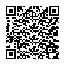 QR Code สำหรับหมายเลขโทรศัพท์ +12032834324