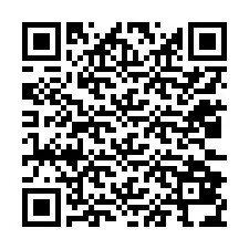 Codice QR per il numero di telefono +12032834326