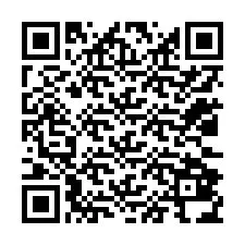 Código QR para número de teléfono +12032834329