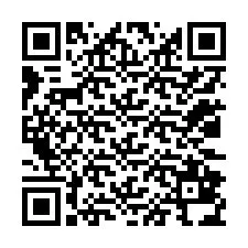 電話番号のQRコード +12032834599